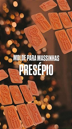Molde de massinha Presépio