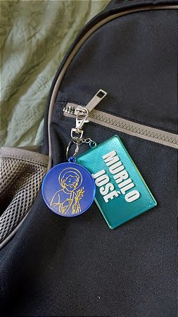 Chaveiro tag sem resina