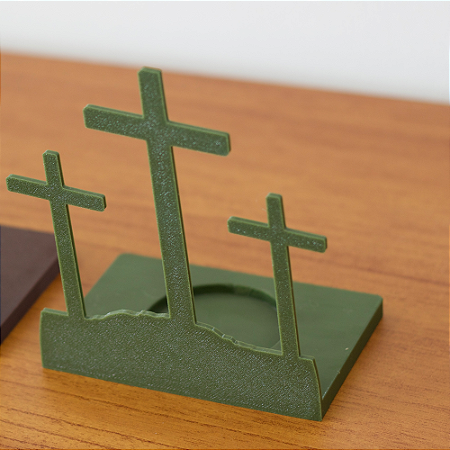 Castiçal Três Cruzes - fixo