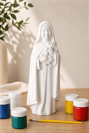 Santa Terezinha de colorir