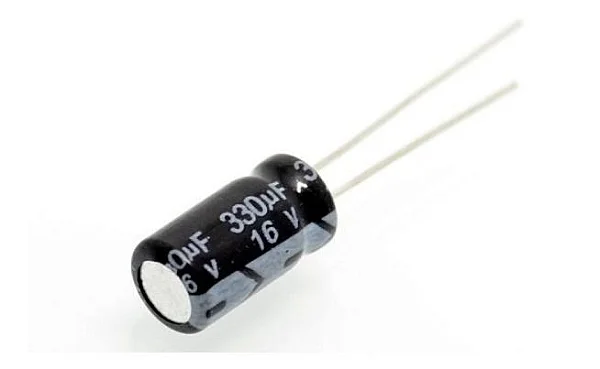 Capacitor Eletrolítico 330uF 16V