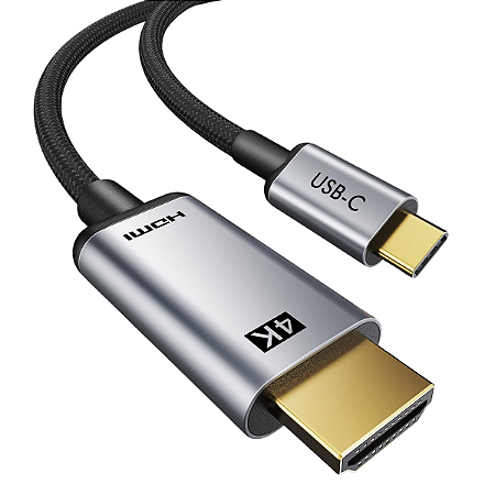 Cabo USB-C HDMI 4K 30Hz 1,8 Metro Thunderbolt 3 HDMI 4K