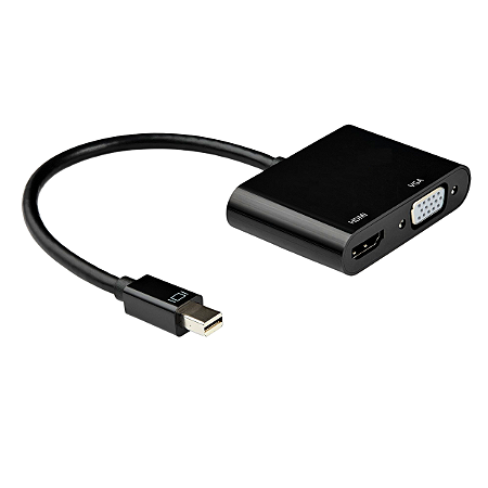Adaptador Mini DP Mini DisplayPort HDMI 4K 60Hz ou VGA 1080p