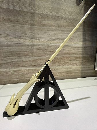 Suporte Expositor Para Varinhas Mágicas Reliquias da Morte Harry Potter Impressão 3D