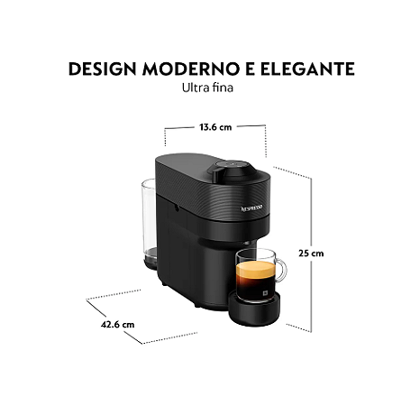 Cafeteira Espresso Nespresso Vertuo Next Preto Fosco 110v