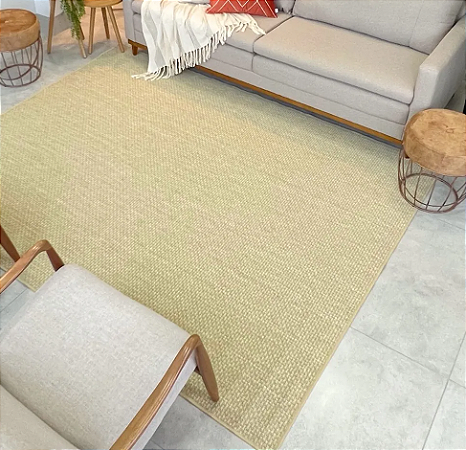 Tapete Quadrado Para Sala Quarto Sisal Apartamento 200x200