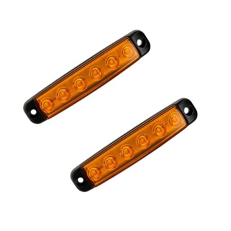 Lanterna Lateral Delimitadora Bivolt Universal 2 peças