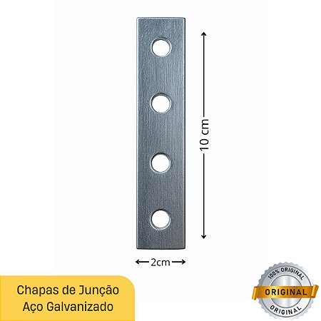 Chapa de Junção 10cm