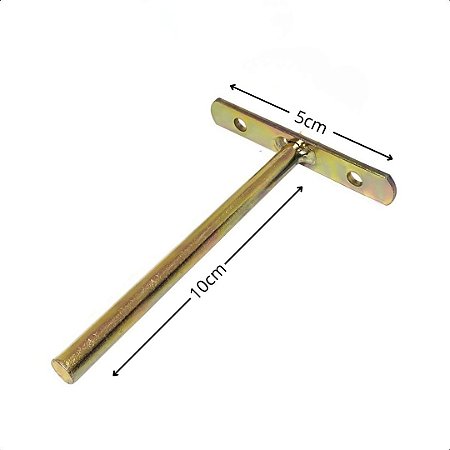 Suporte Invisível para Prateleira Flutuante em Aço Zincado