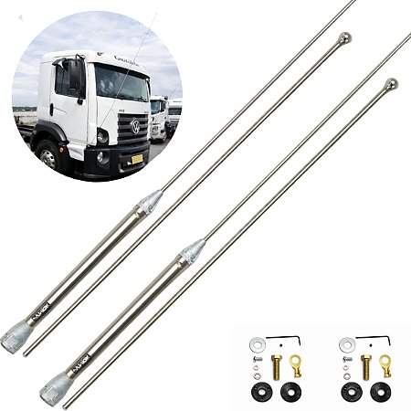 2 ANTENAS PX 2.70M Maria Mole c/ 2 Prolongador base 30cm