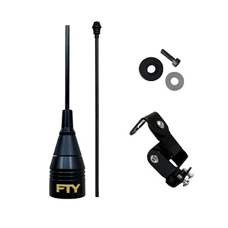 Antena PX de Enfeite 1,20m Suporte para Carro Uno Mile
