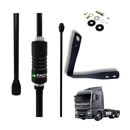 Antena Px Viuva Negra Argentina Suporte VW Meteor Esquerdo