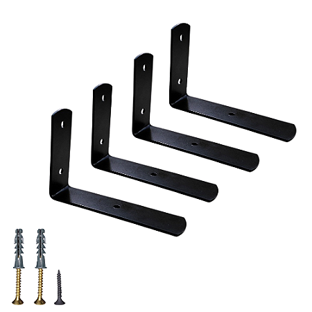 Suporte Mão Francesa Invertida 15cm Kit 4 peças