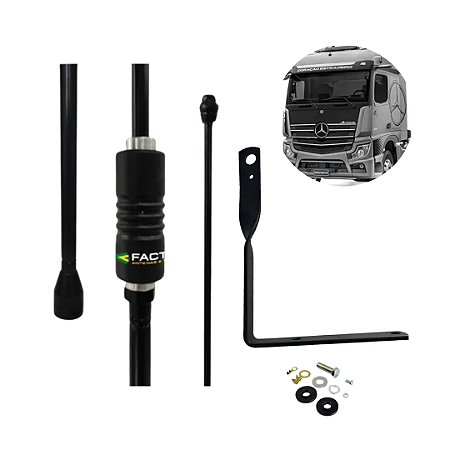 Antena PX Viuva Negra Argentina e Suporte MB Actros