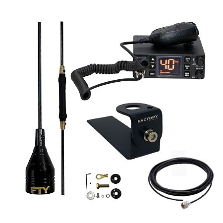 Radio Px + Cabo + Suporte Caminhonete + Antena 67cm + Alto.f
