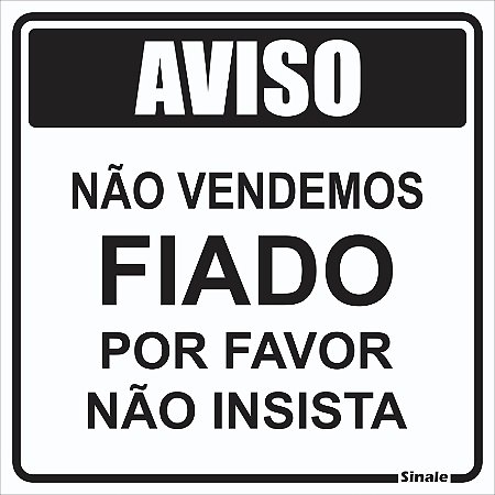 Não Vendemos Fiado