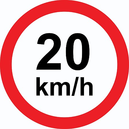 Velocidade Máxima Permitida de 20 km/h