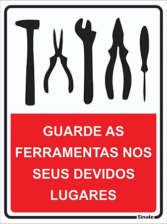 Guarde as Ferramentas