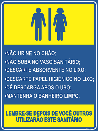 Lembrete Banheiro