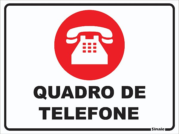 Quadro de Telefone