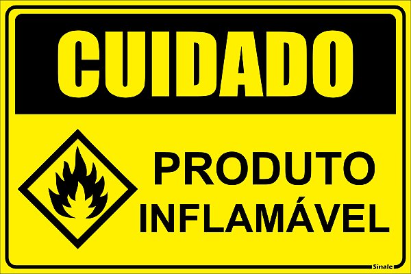 Cuidado Produto Inflamável