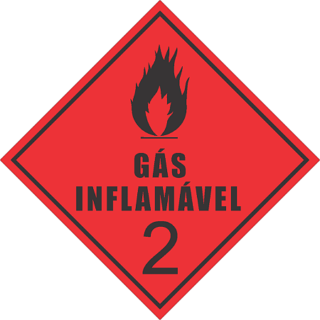 Classe 2 - Risco de Gás Inflamável 2