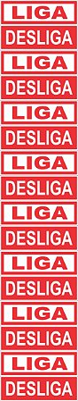 Etiqueta Adesiva Liga/Desliga