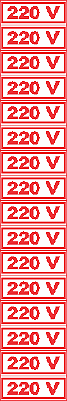 Etiqueta Adesiva 220v