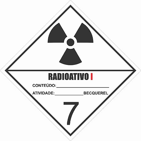 Classe 7 - Risco Radioativo 1