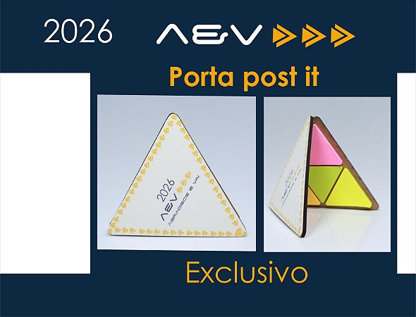 PORTA POST IT FORMATO TRIÂNGULO