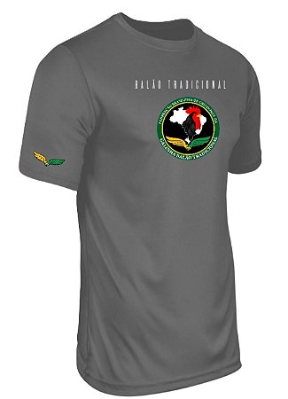 Camiseta da Federação Cinza - Manga curta