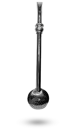 Bomba para Chimarrão inox mod. anel e cuia