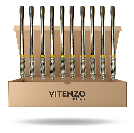 10 uni. Bomba Inox de mola Cônica