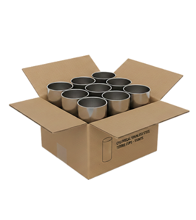 10 Copos Tereré inox Mod. Redondo