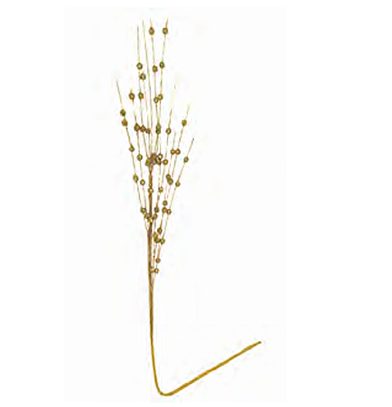 HASTE NATAL - 73CM - DOURADA