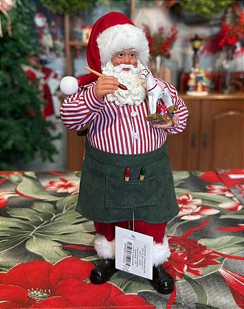 PAPAI NOEL - 028CM - PINTOR - COLECIONAVEL