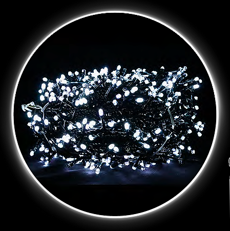 PISCA ESTROBO - 30M - 1200 LEDS - BRANCO QUENTE - ESTROBO QUENTE - 220V
