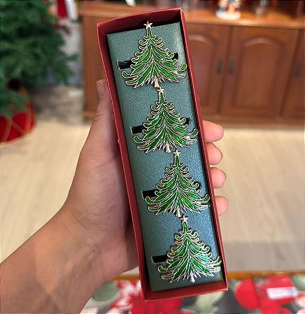 PORTA GUARDANAPO ARVORE 3cm JG C/4