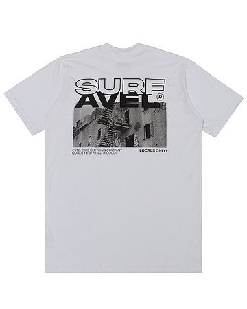 Camiseta Surfavel Quality E Strength Goods (Branca)