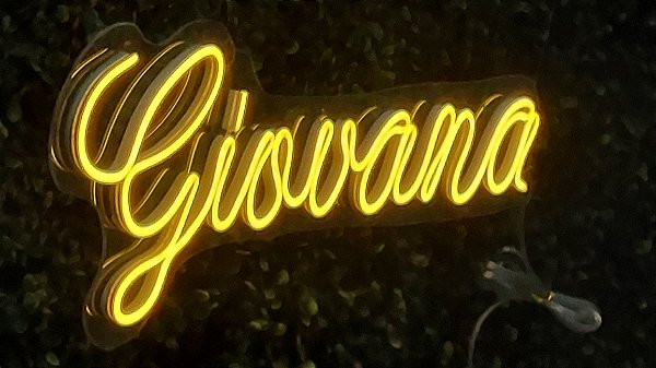 Letreiro De Neon Led Personalizado Nome De 8, 9 Ou 10 Letras