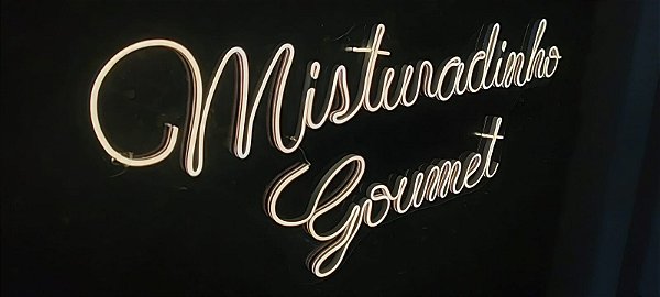 Letreiro Painel Neon Led Personalizado Nome 14 A 16 Letras