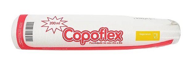 COPO DESCARTAVEL PS 200 ML COPOFLEX TRANSPARENTE C/100