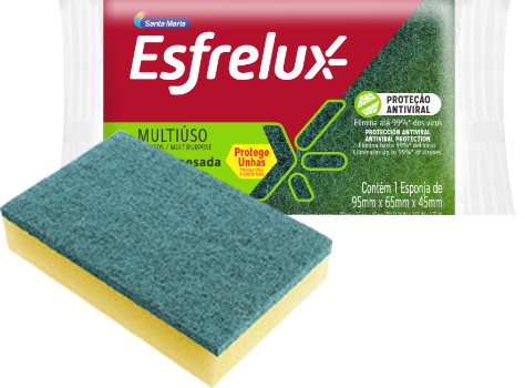 Esponja Dupla Face Multiuso Esfrelux