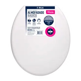 Assento Sanitário Branco Almofadado Atlas