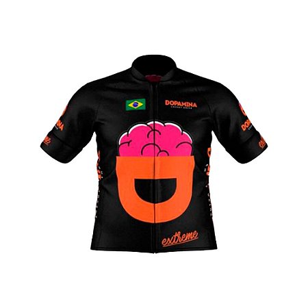 Camiseta Cicling Wear Dopamina Extreme Bike - Preto