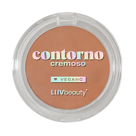 Contorno Cremoso Vegano Luv Beauty - COR CAPUCCINO