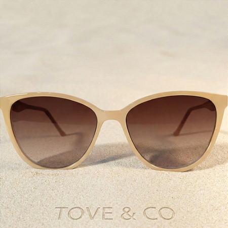 Óculos de Sol Feminino Copacabana Nude – UV400 | TOVE & CO