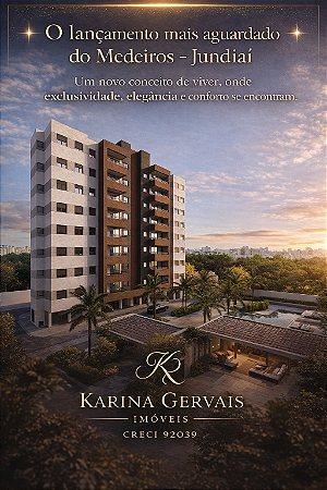 Breve Lançamento: Apartamentos 2 e 3 dormitórios - suíte e varanda em Jundiaí