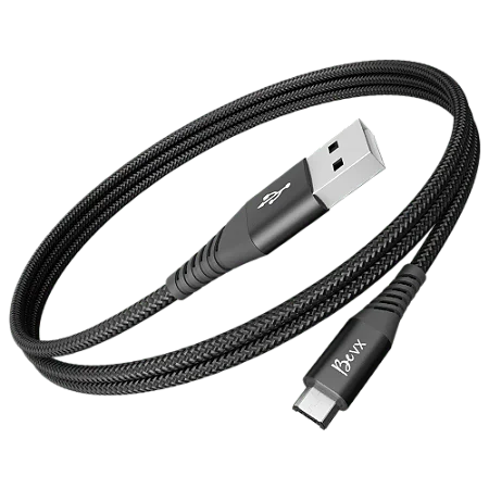 Cabo USB Micro USB BeVX Preto Resistente