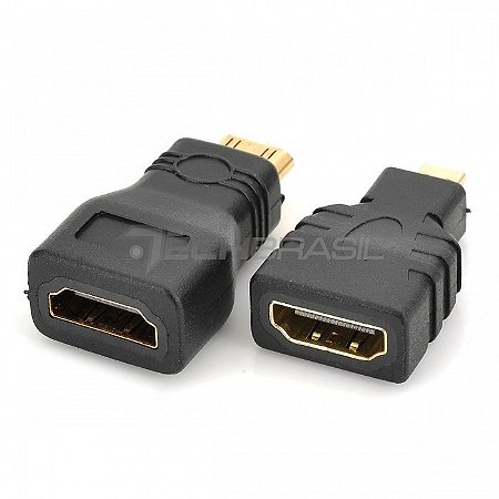 Cabo Adaptador Conversor Hdmi x Vga P2 Áudio Mini Micro HDMI